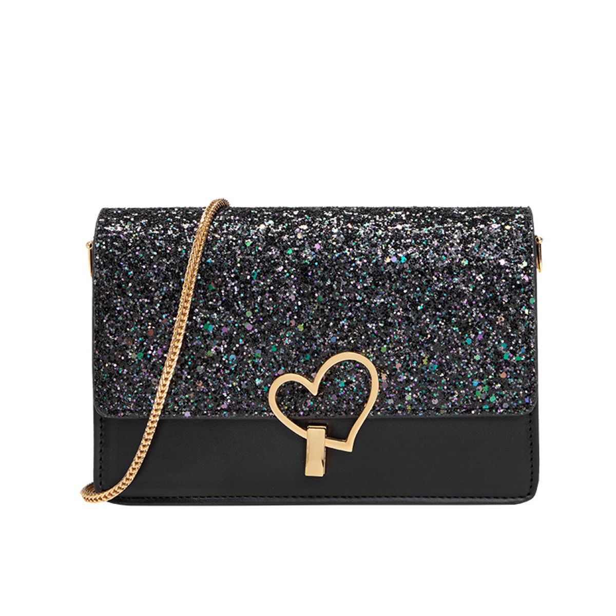 SIIHENRRY - Siihenrry - Bolso de Cuero Vegano Mate DJB-0103-BK Negro