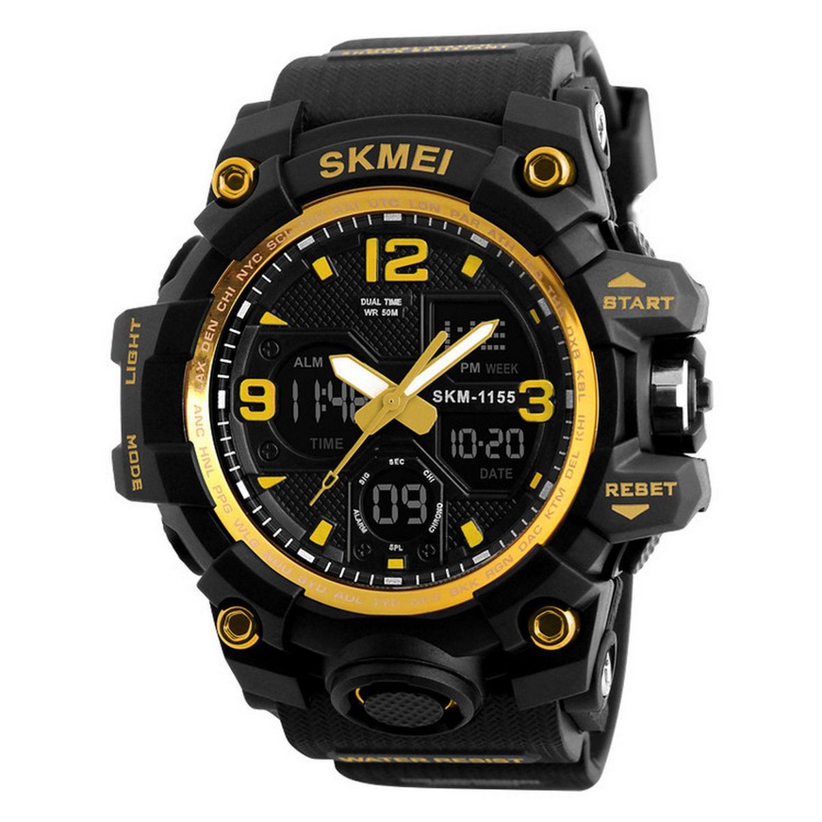 SKMEI - Skmei - Reloj 1155BGD Analógico y Digital para Hombre