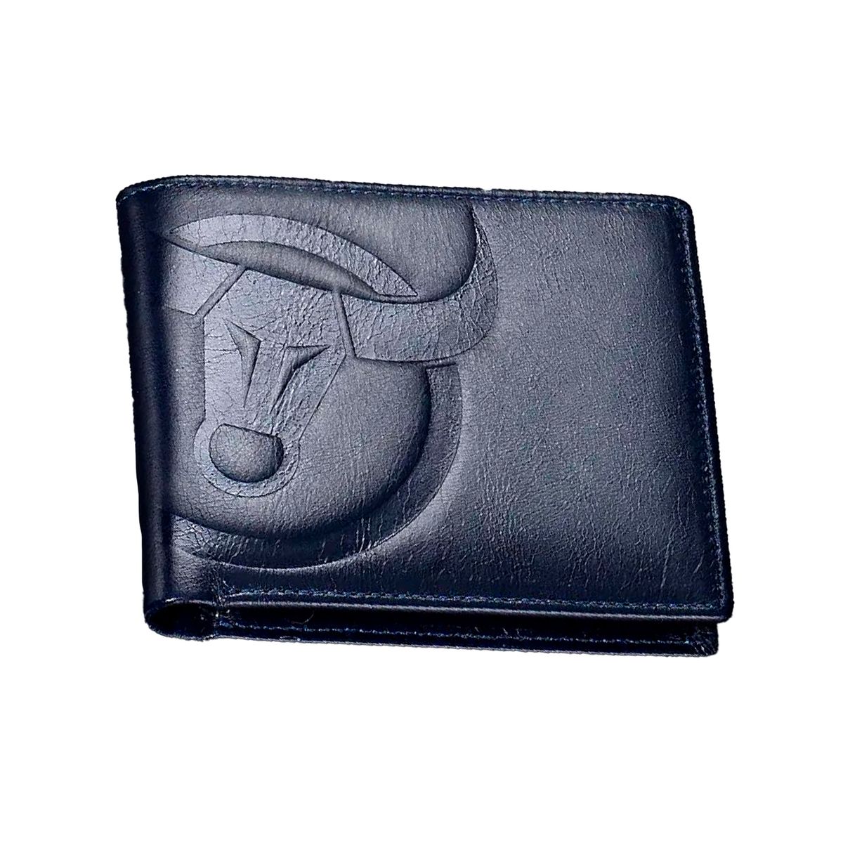 BULLCAPTAIN - BullCaptain - Billetera de Cuero Mate QB-0203-H-BL Azul