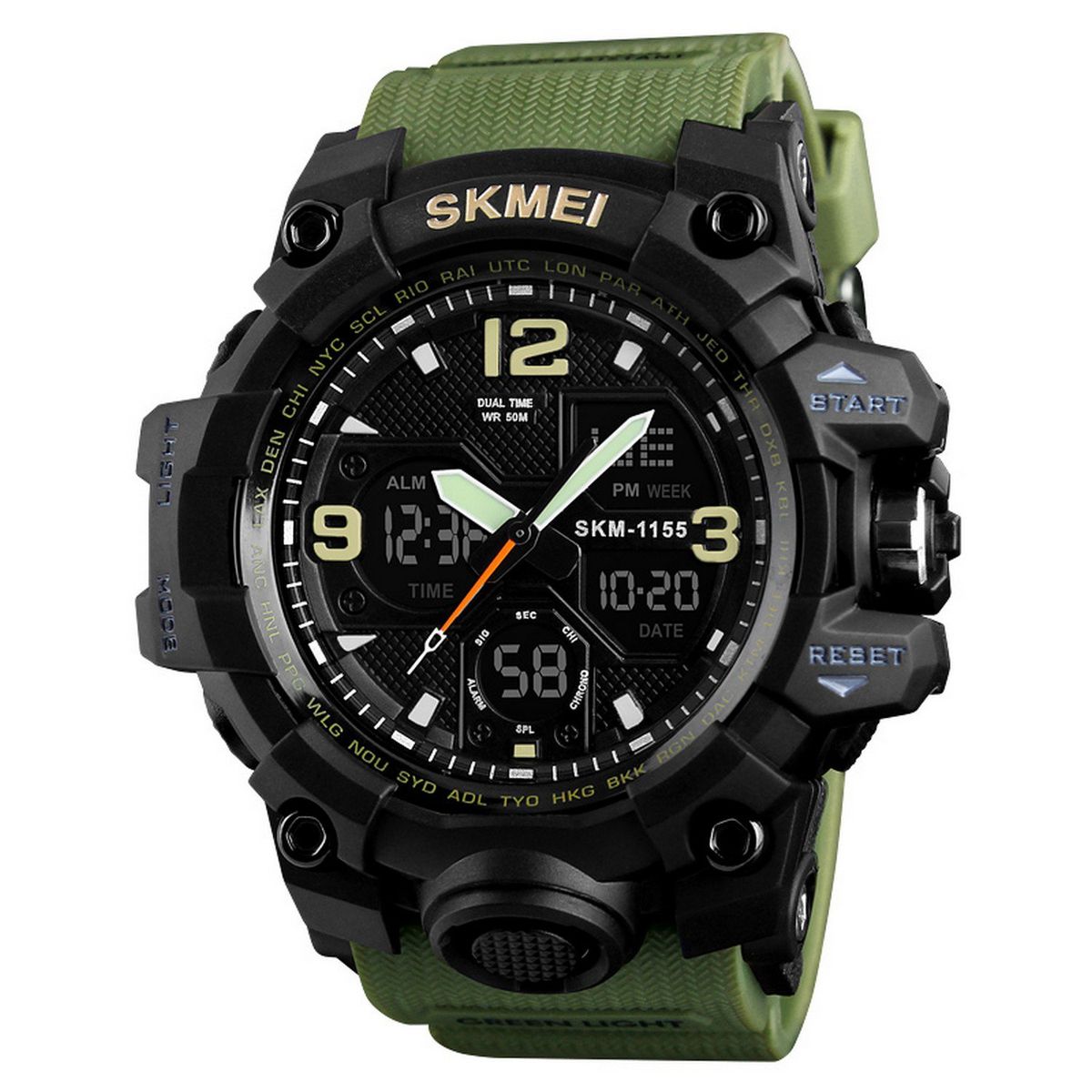 SKMEI - Skmei - Reloj 1155BAG Analógico y Digital para Hombre