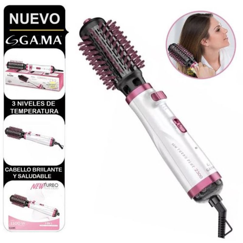 GAMA - Cepillo Secador 3 en 1 Turbo Plus Gama 0482