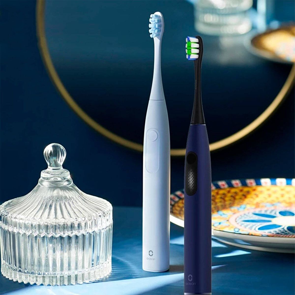 GENERICO - Cepillo eléctrico F1  travel suit - Celeste