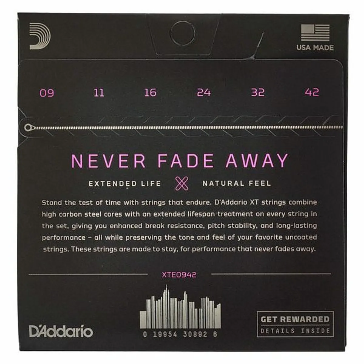 DADDARIO - Cuerdas Daddario XTE0942 Nickel Plated Steel 09-42