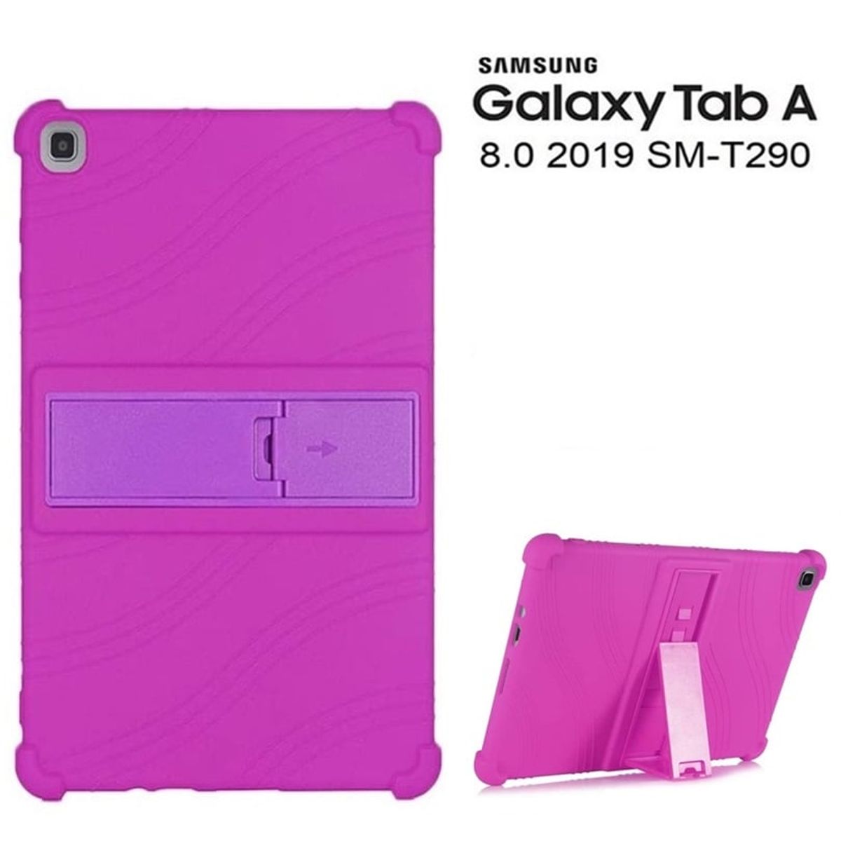 GENERICO - Funda de Silicona para Samsung Tab A 8.0 SM-T290 Case Anti Golpes