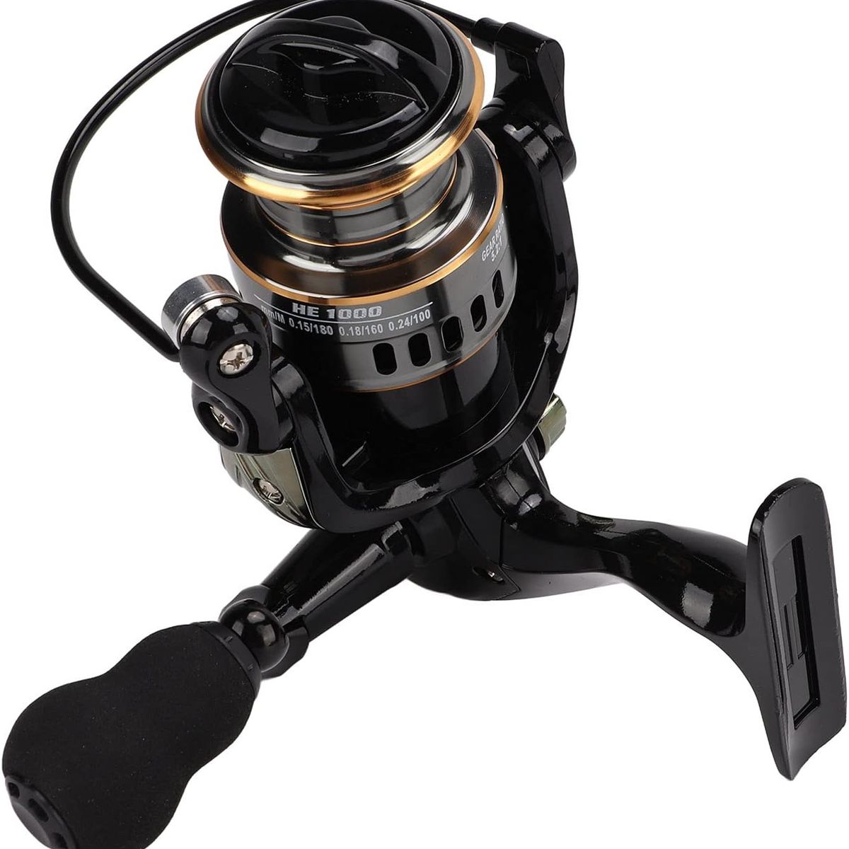 GENERICO - Carrete Giratorio 5.2:1 Mango De Intercambio Izquierdo Derecho  HE1000