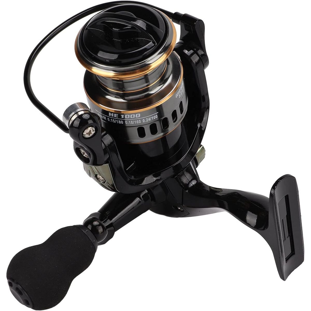 GENERICO - Carrete Giratorio 5.2:1 Mango De Intercambio Izquierdo Derecho  HE1000