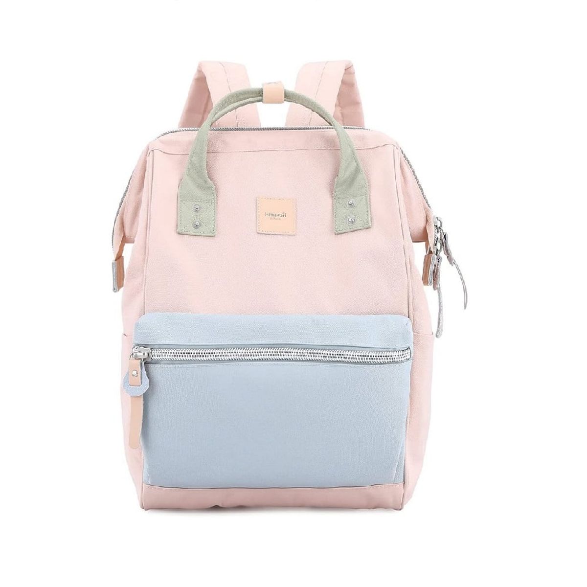 HIMAWARI - Himawari - Mochila escolar o de viaje porta Laptop H1881-7 Rosa y Azul