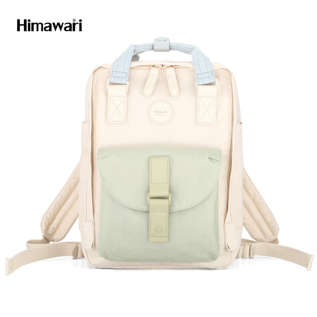 HIMAWARI - Himawari - Mochila para portátil  Dianella 14" - Rosa / Verde Claro