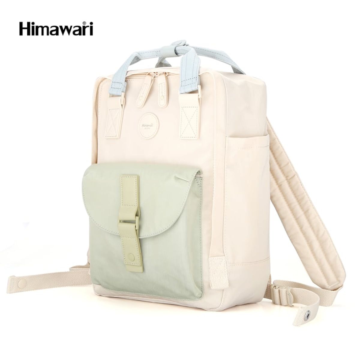 HIMAWARI - Himawari - Mochila para portátil  Dianella 14" - Rosa / Verde Claro