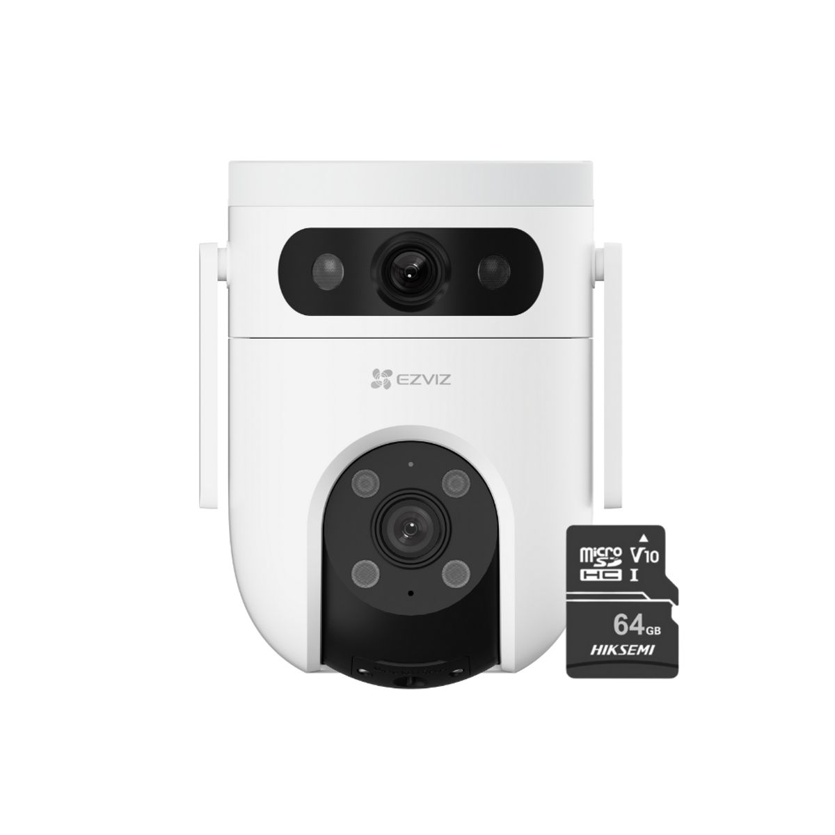 EZVIZ - Cámara de seguridad inteligente para exteriores H9c Dual + SD 64GB - Ezviz