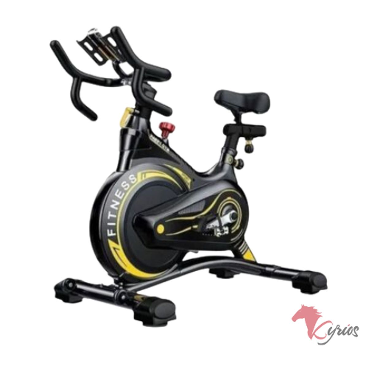 GENERICO - SPINNING AMARILLO MODELO PRO PARA ENTRENAR EN CASA