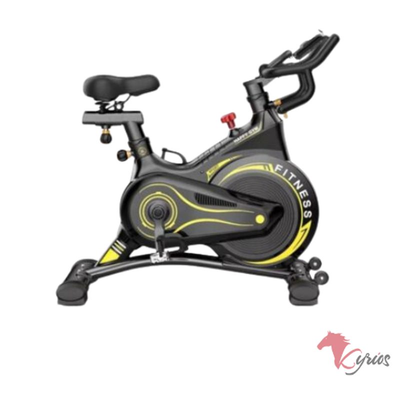 GENERICO - Bicicleta Spinning con Control Inteligente Amarillo