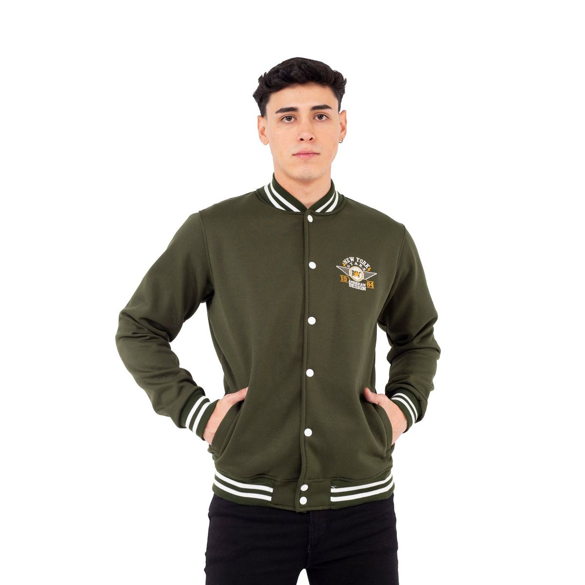 NEW YORK STARS - Casaca American - Verde Militar- New York Stars 84