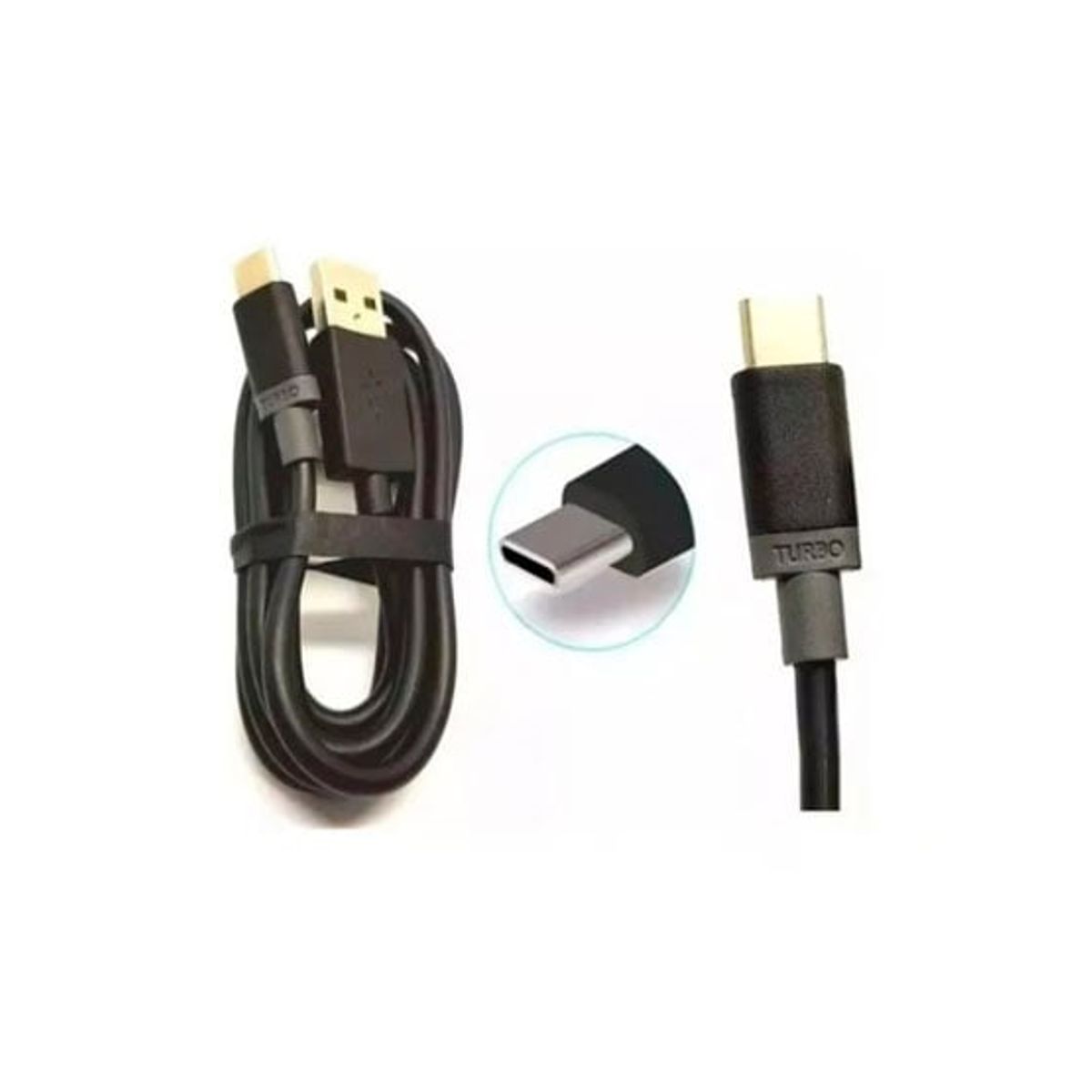 MOTOROLA - Cable motorola usb tipo c turbopower 3.1 original - negro