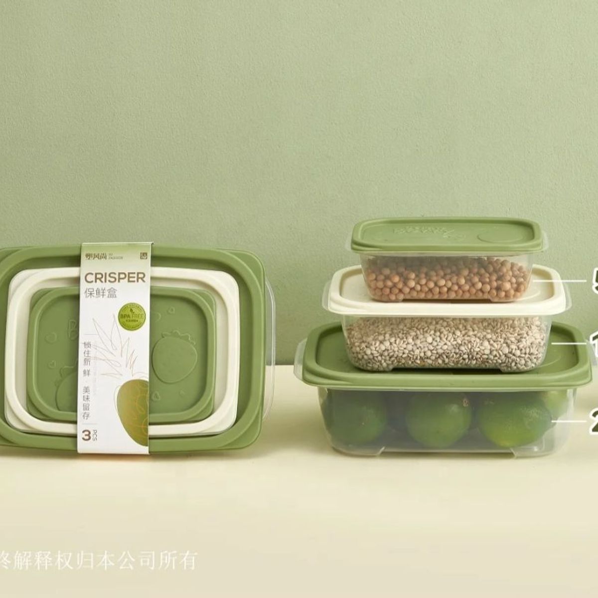 GENERICO - set x3 tapers crisper