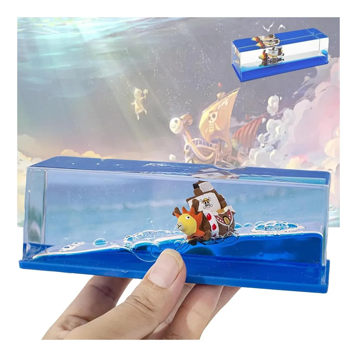 GENERICO - Adorno con Barco Insumergible One Piece Thousand Sunny