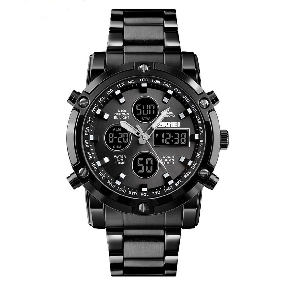 SKMEI - Skmei - Reloj Análogo-Digital 1389BK para Hombre