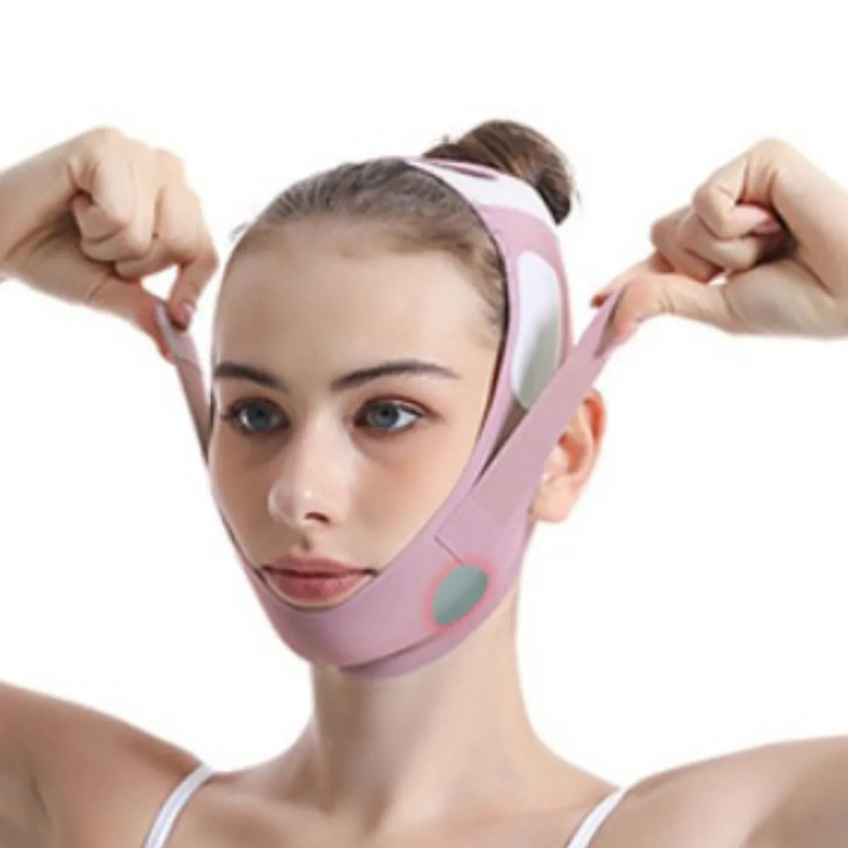 GENERICO - Mentonera Faja Facial Ajuste Lateral Control Doble Mentón Papada