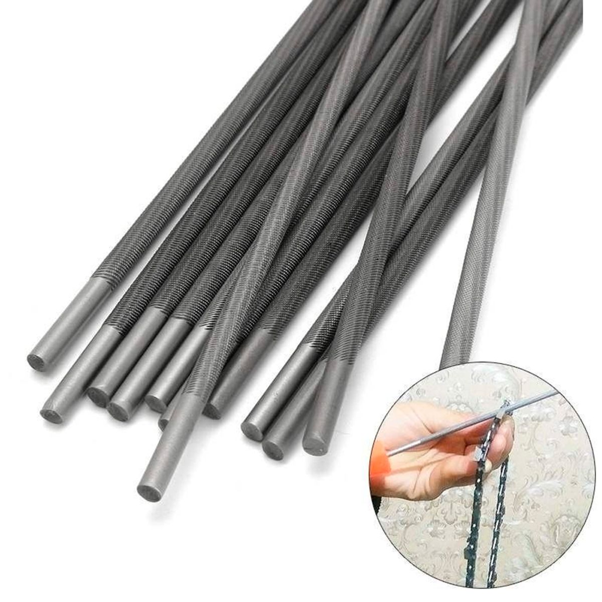 OREGON - Lima Redonda Para Afilado Cadena Oregon  3/16" 4.8mm 12un