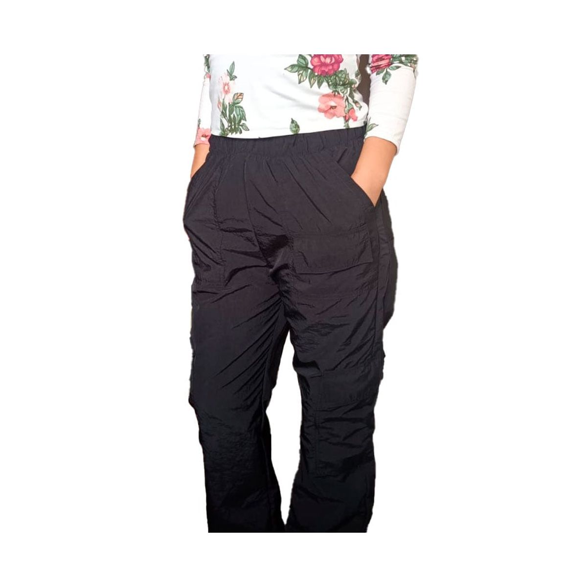 GENERICO - Pantalón Cargo - Nathalie Love It -  Negro