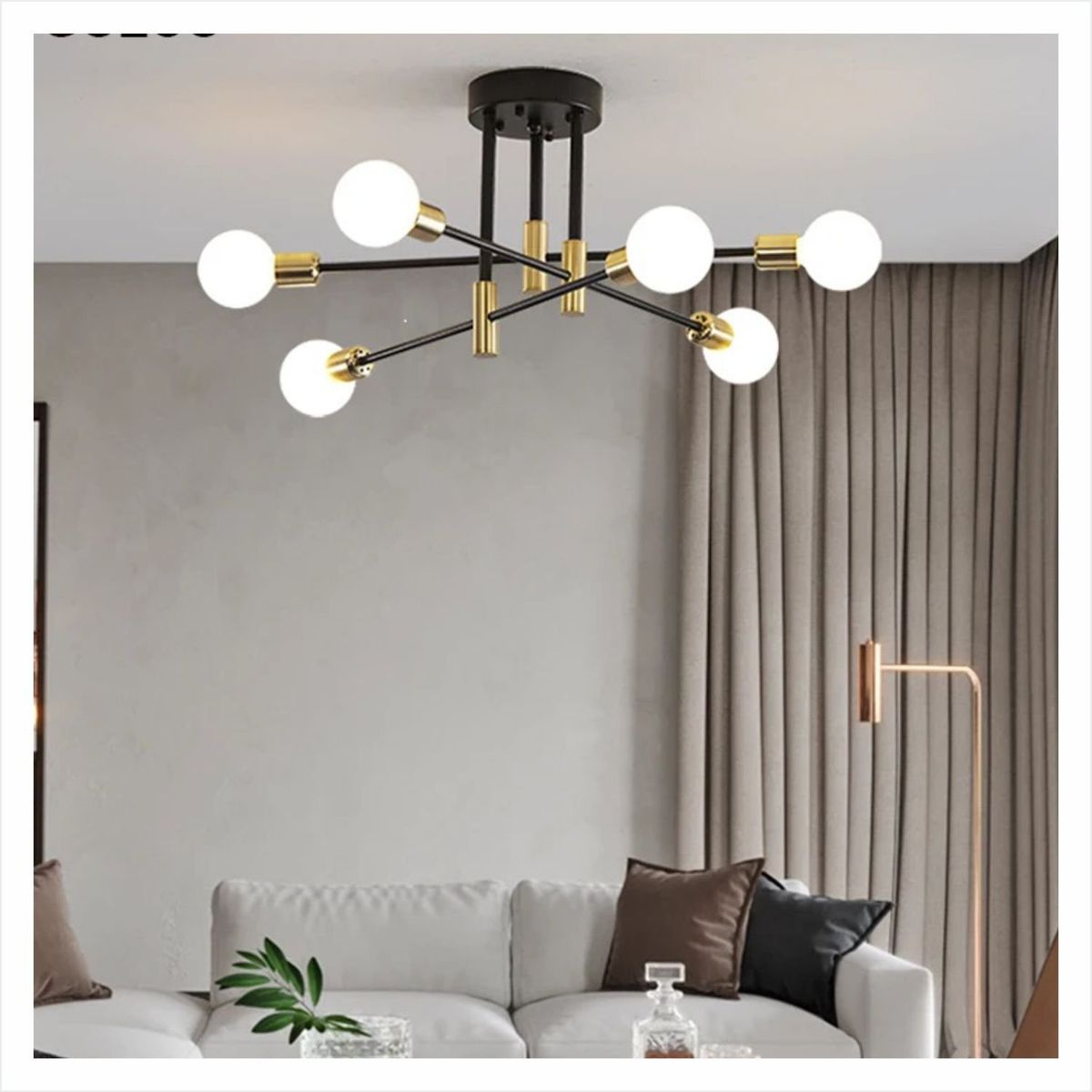 GENERICO - Lampara de techo Led - Estilo araña incluye bombillas