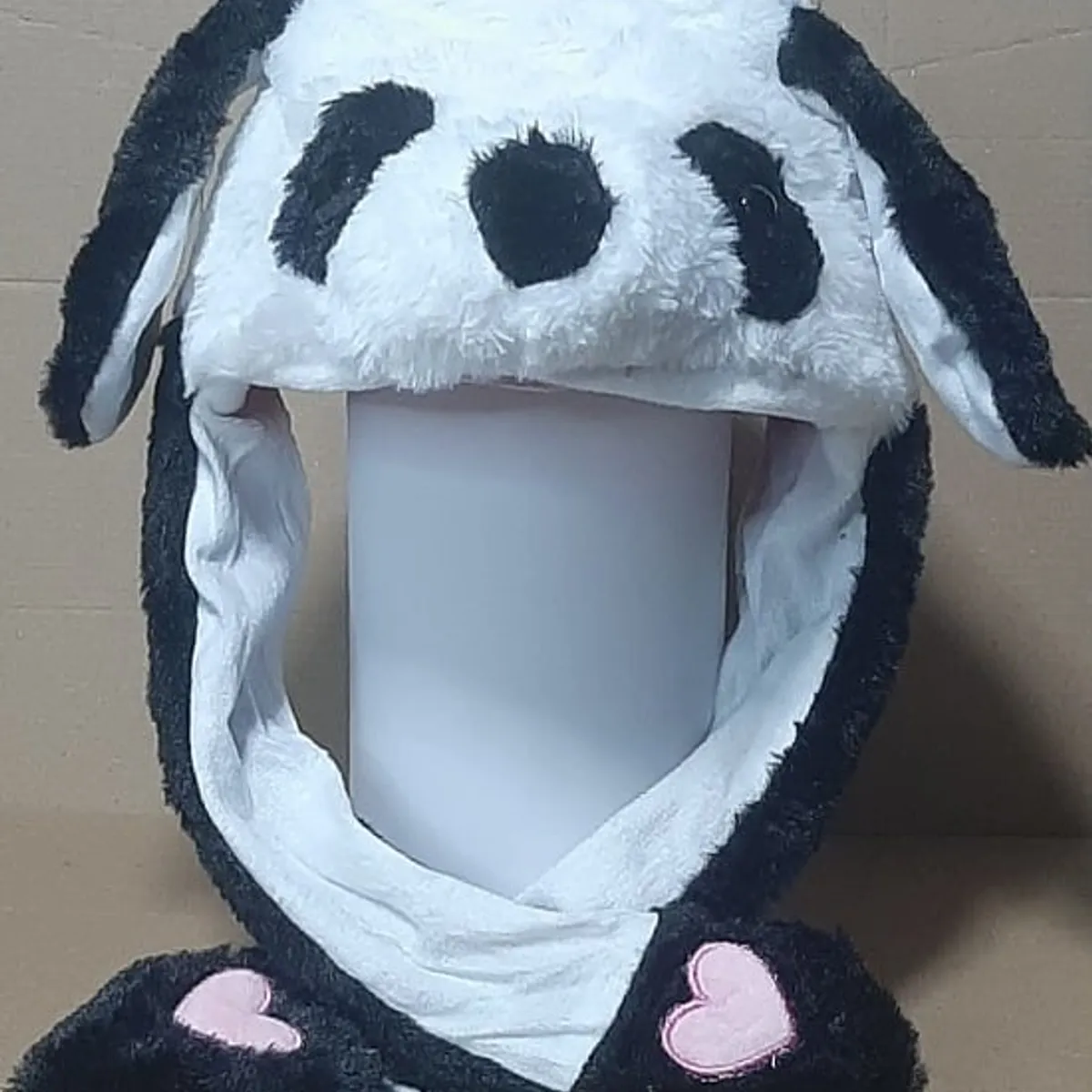 GENERICO - Gorro De Conejo Con Luces Con Orejas Moviles Gorrito Kawaii PANDA