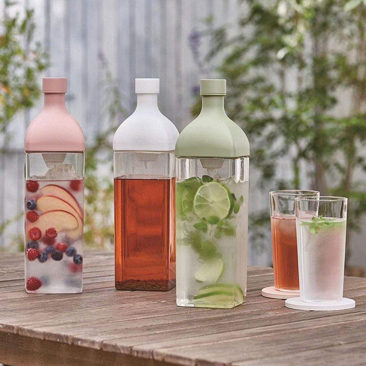 HARIO - Botella infusora Ka-Ku Verde de 12 L