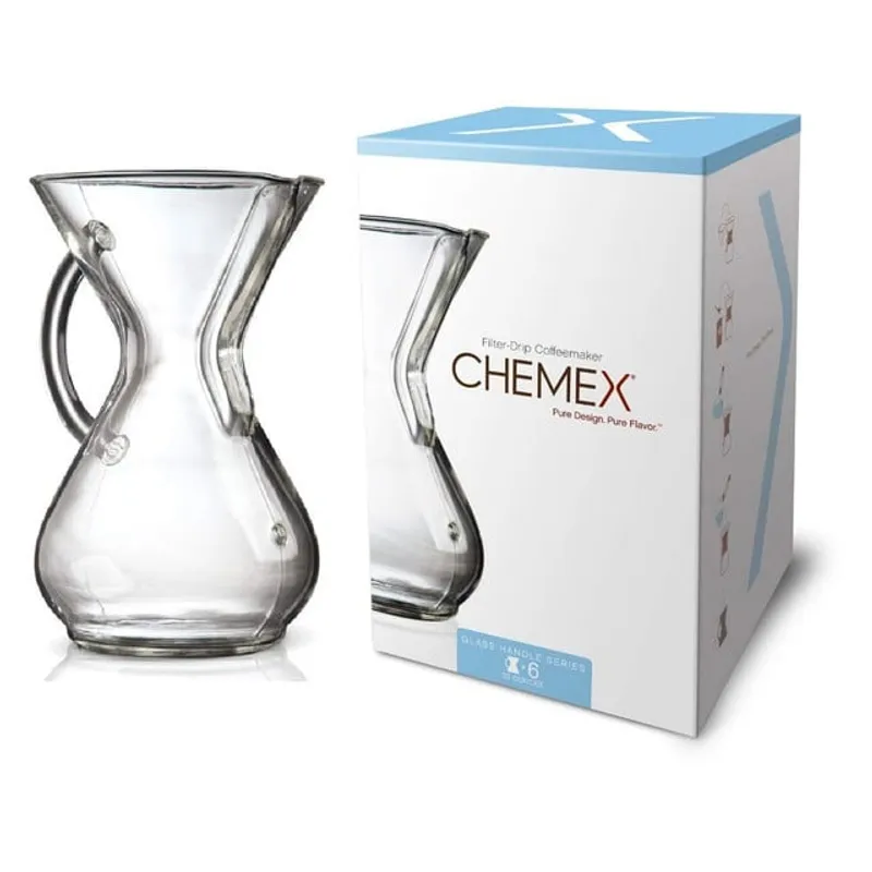 CHEMEX - Cafetera Chemex de 6 tazas con asa
