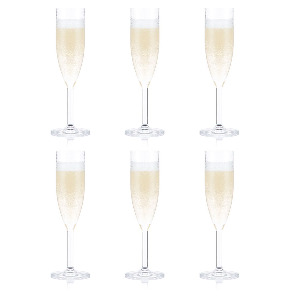 BODUM - Set de 6 copas Oktett para Champagne