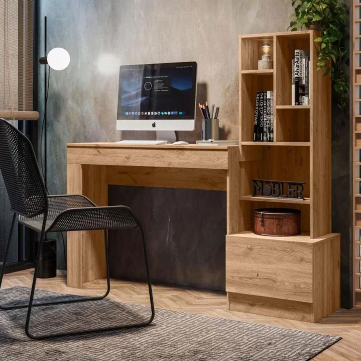 TU MESITA - Escritorio Juvenil Moderno Paracas color Marrón TU MESITA