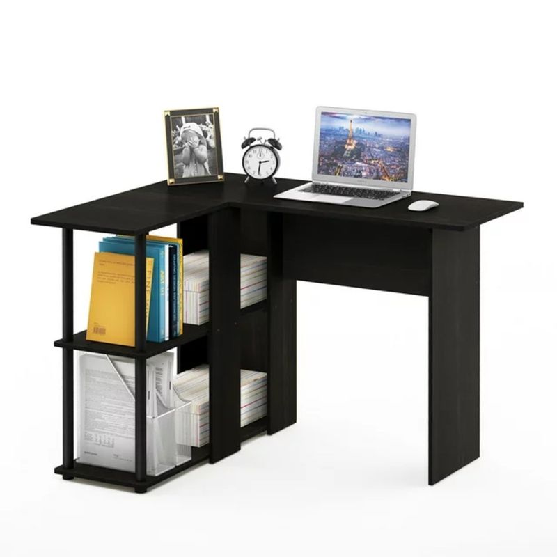 TU MESITA - Escritorio en L Trevor color Negro TU MESITA