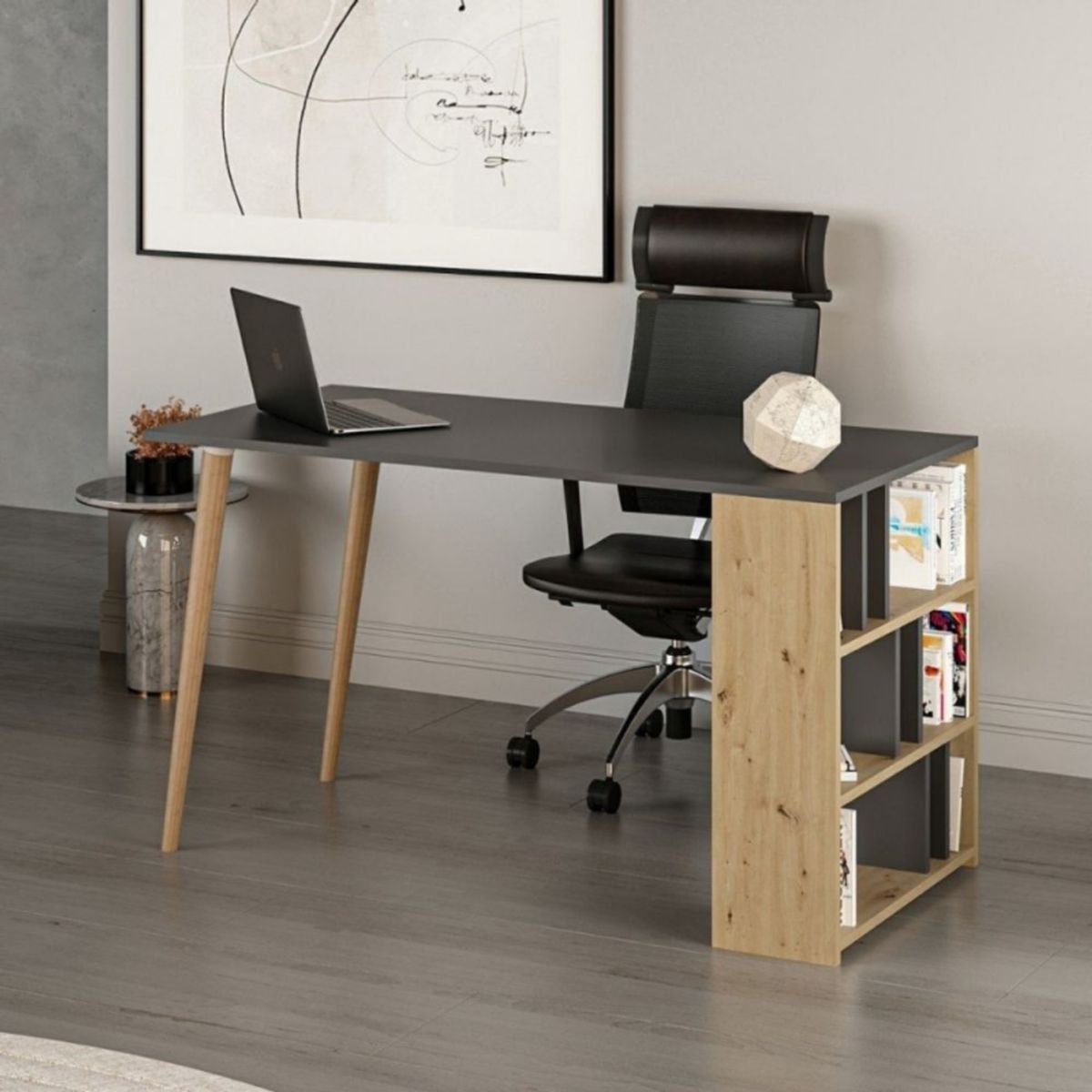 TU MESITA - Escritorio Vintage Casius color NegroDuna TU MESITA