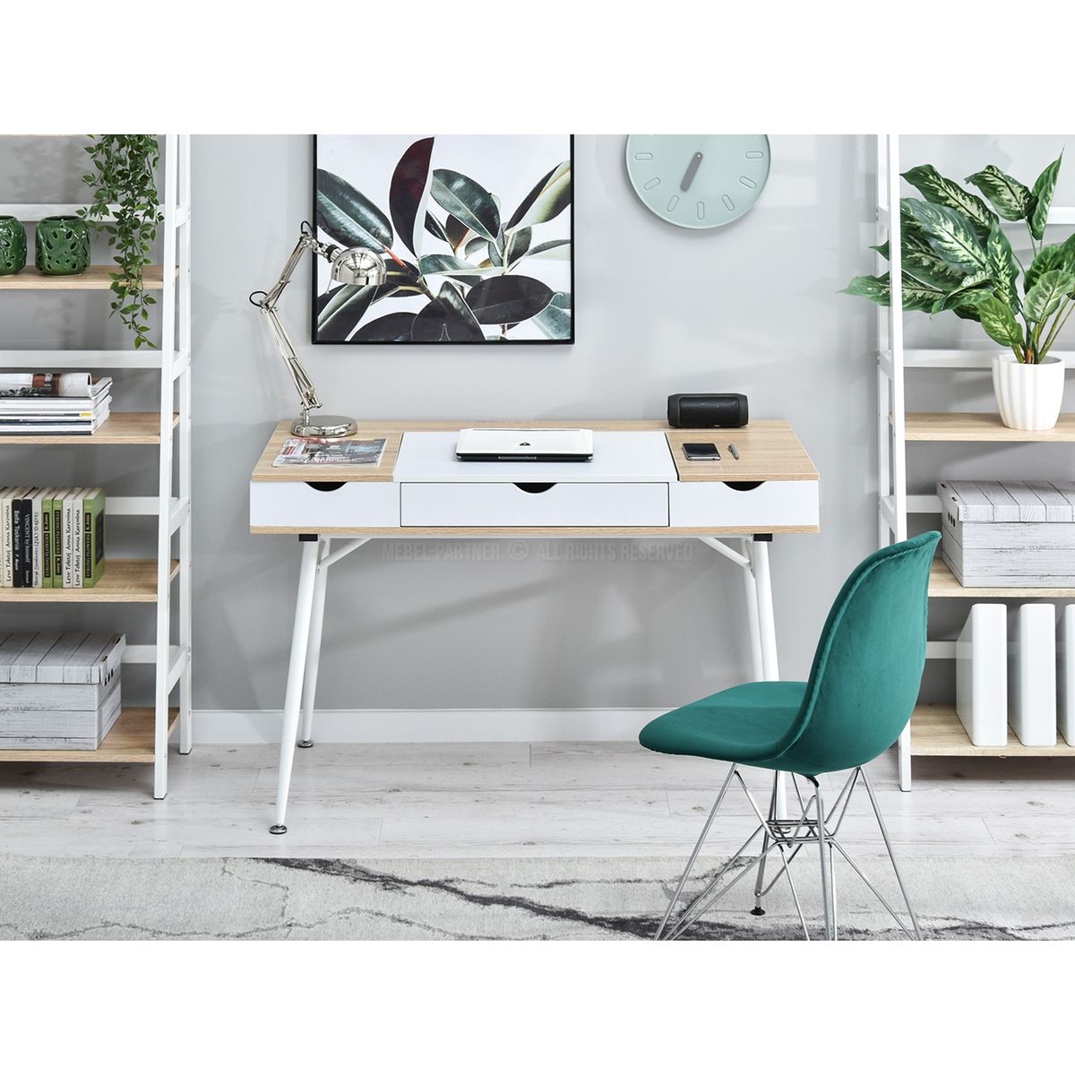 TU MESITA - Escritorio Moderno Tiggo color BlancoDuna TU MESITA