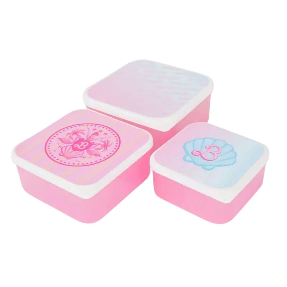 BARBIE - Snack Pots o Tapers Barbie La Película Packx3