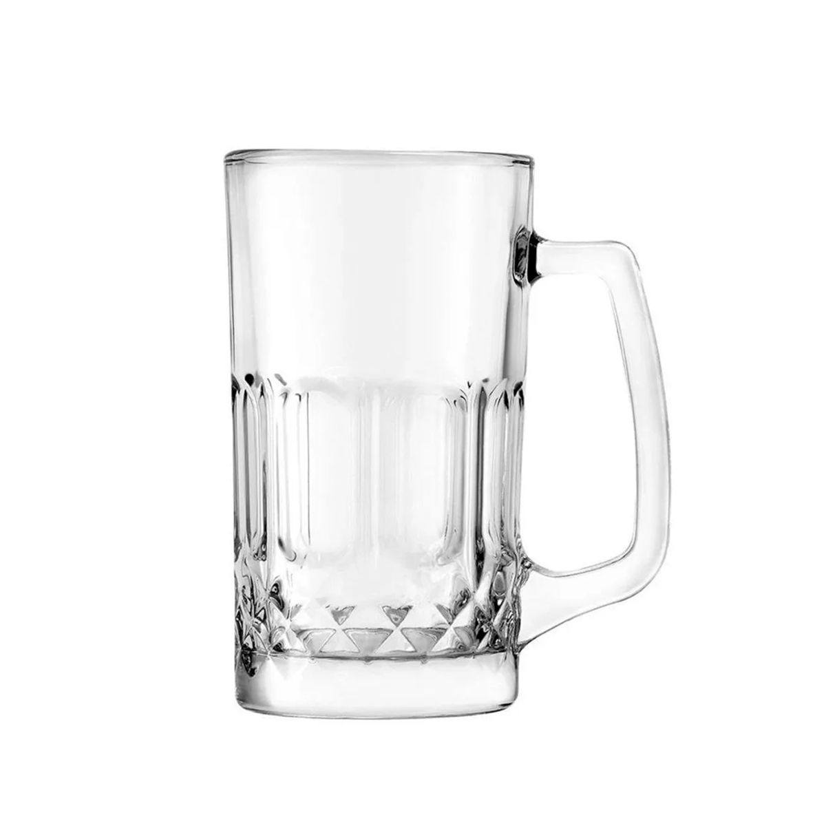 INSPIRA - Set 2 Vasos Chops Cervecero Diseño Labrado 570 ml