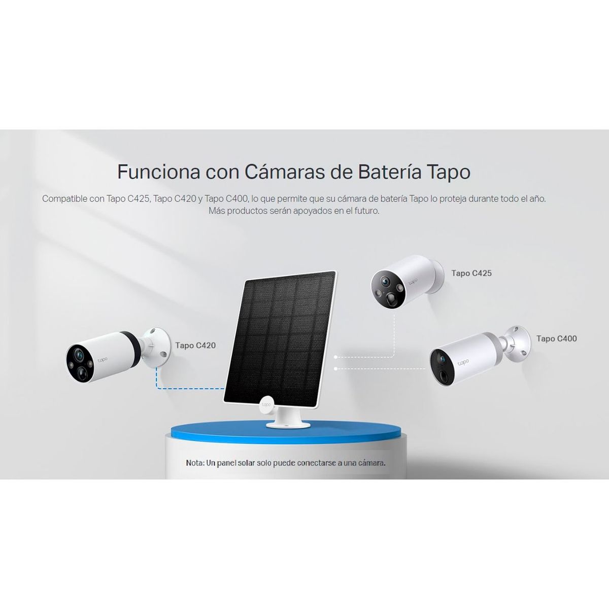 TP LINK - Panel Solar Tapo A200  IP65 resistente a la intemperie