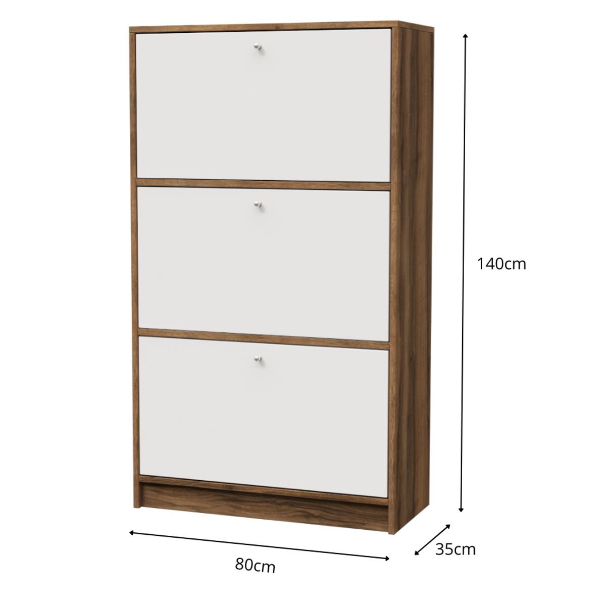 MUEBLES MACRUMO - Zapatera con puertas abatibles- color Inhotim