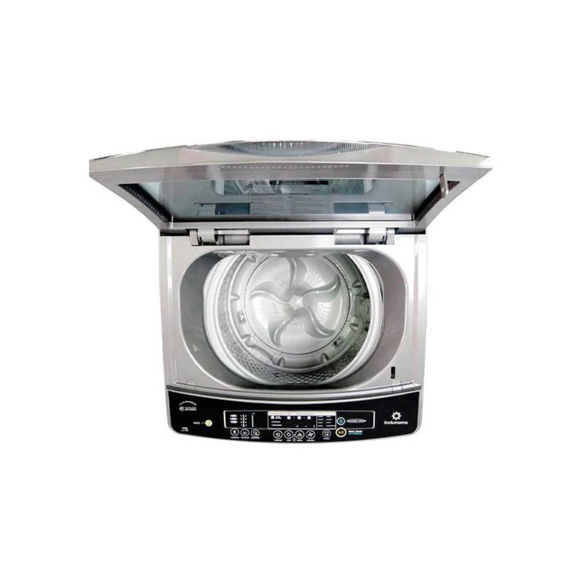 INDURAMA - Lavadora INDURAMA Carga Superior 21Kg LRI-21CRI Cromo