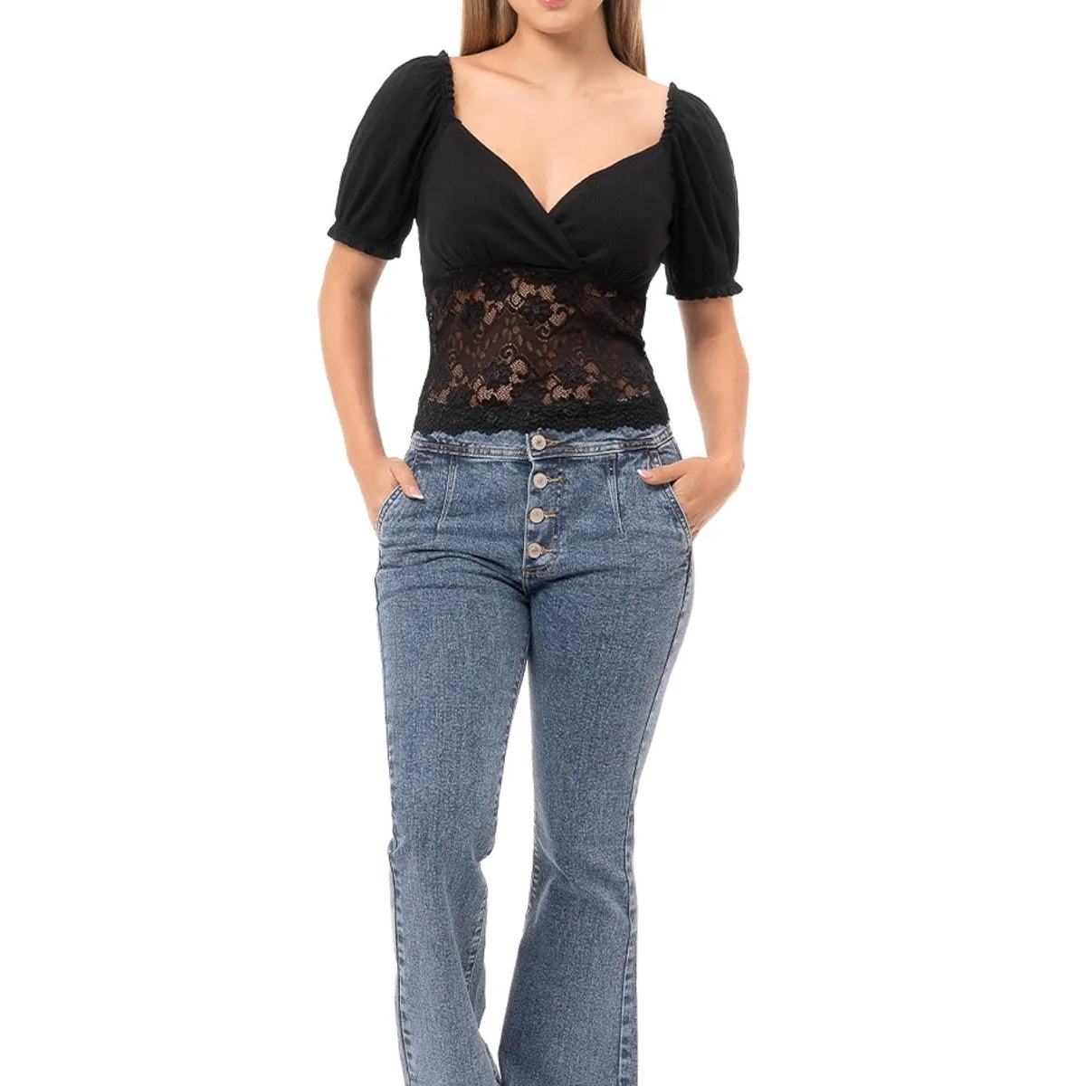 SQUEEZE - Polo Moda Rib Lycrado Mujer Ruyet Pionier