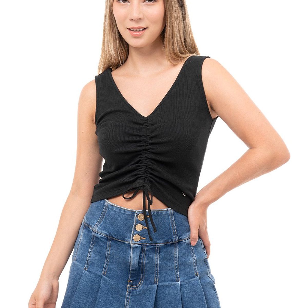 SQUEEZE - Polo Moda Rib Lycrado Mujer Didiane Squeeze