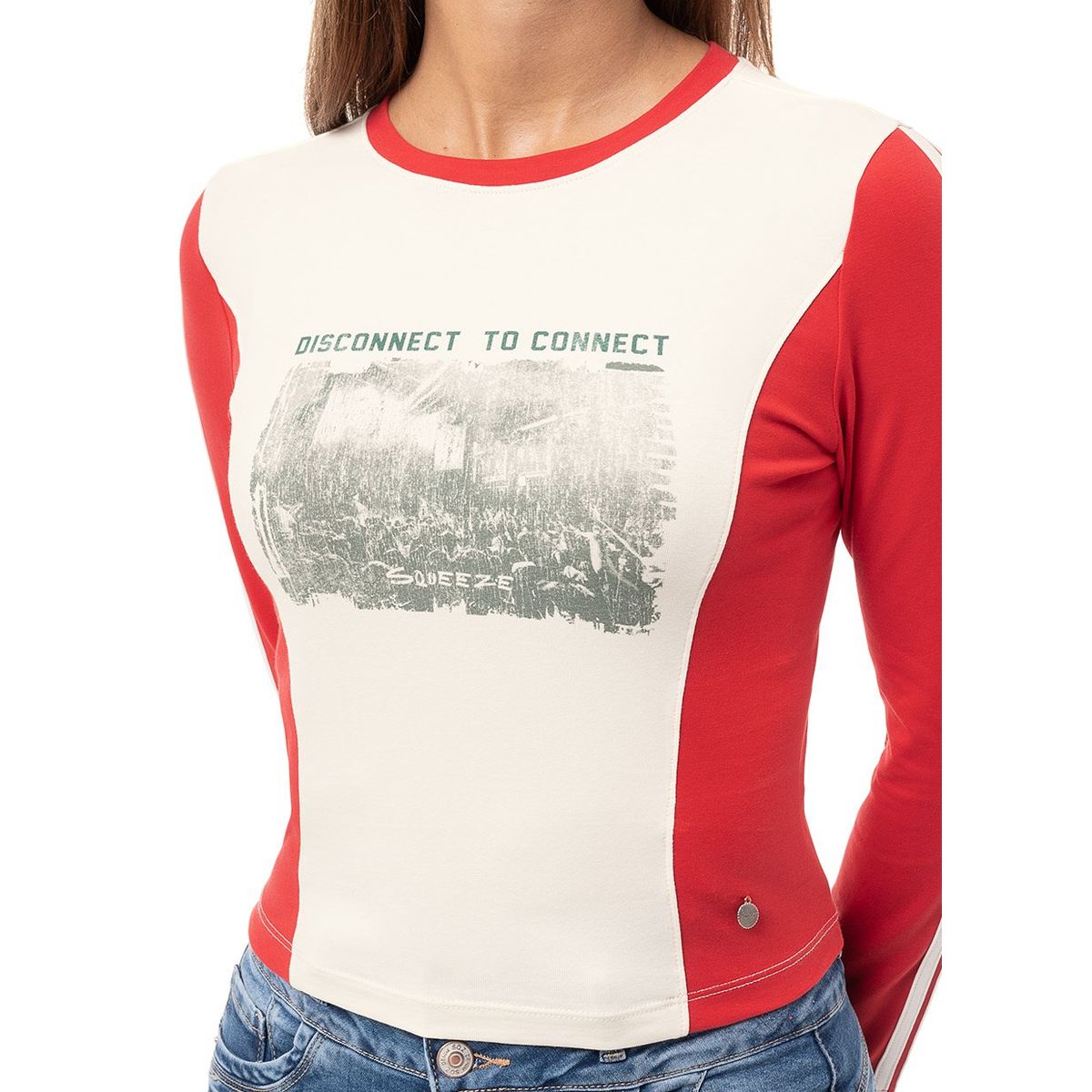 SQUEEZE - Polo Moda Jersey Full Lycra Mujer Melinia Squeeze