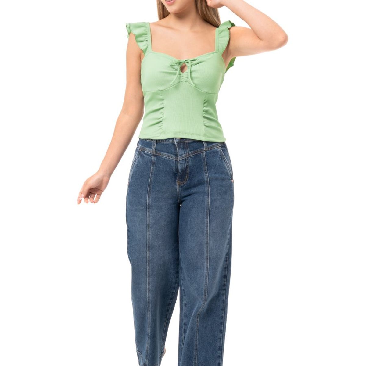 SQUEEZE - Polo Moda Rib Lycrado Devika Mujer