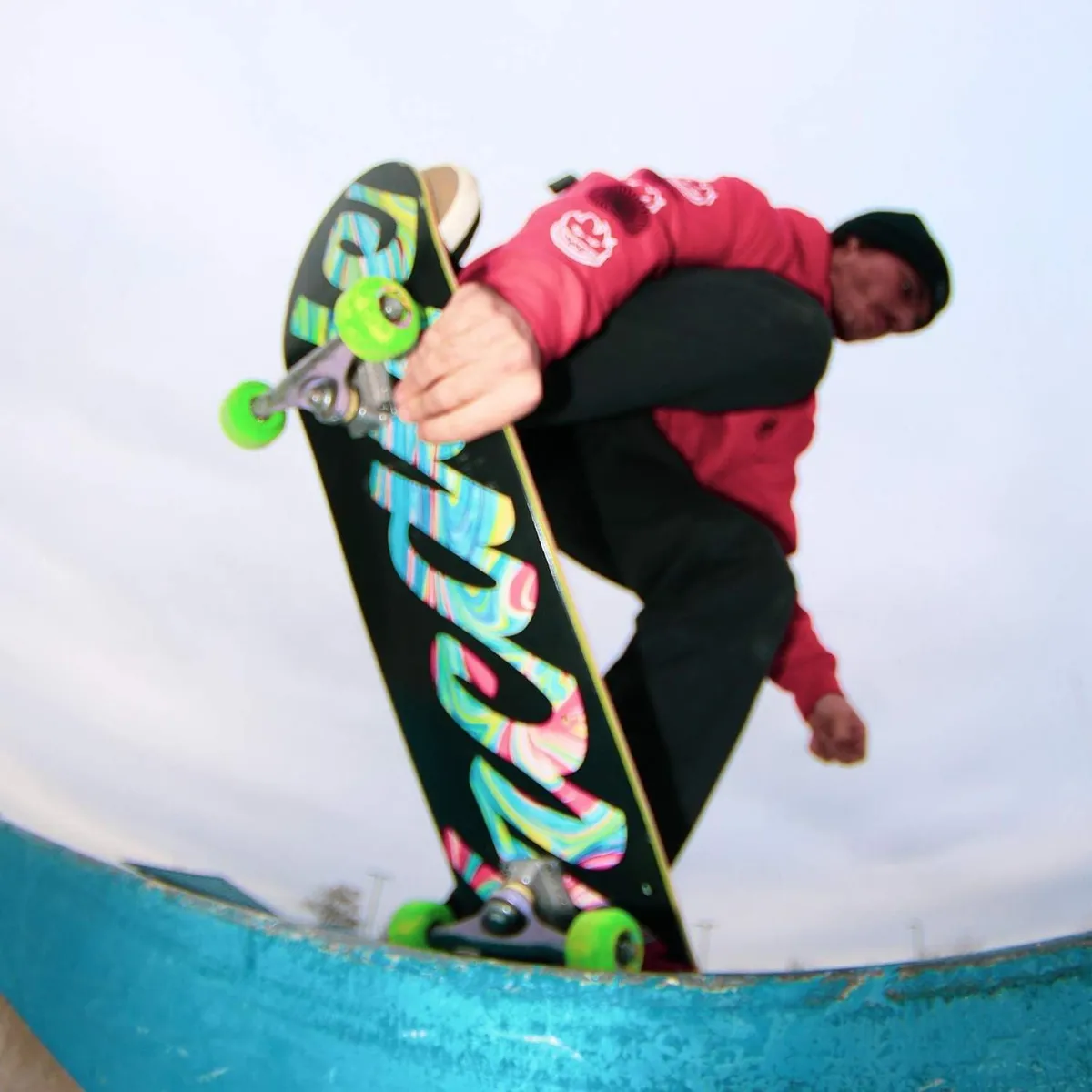 GENERICO - Tabla de Skate Arcade de Madera 8.5" - Multicolor