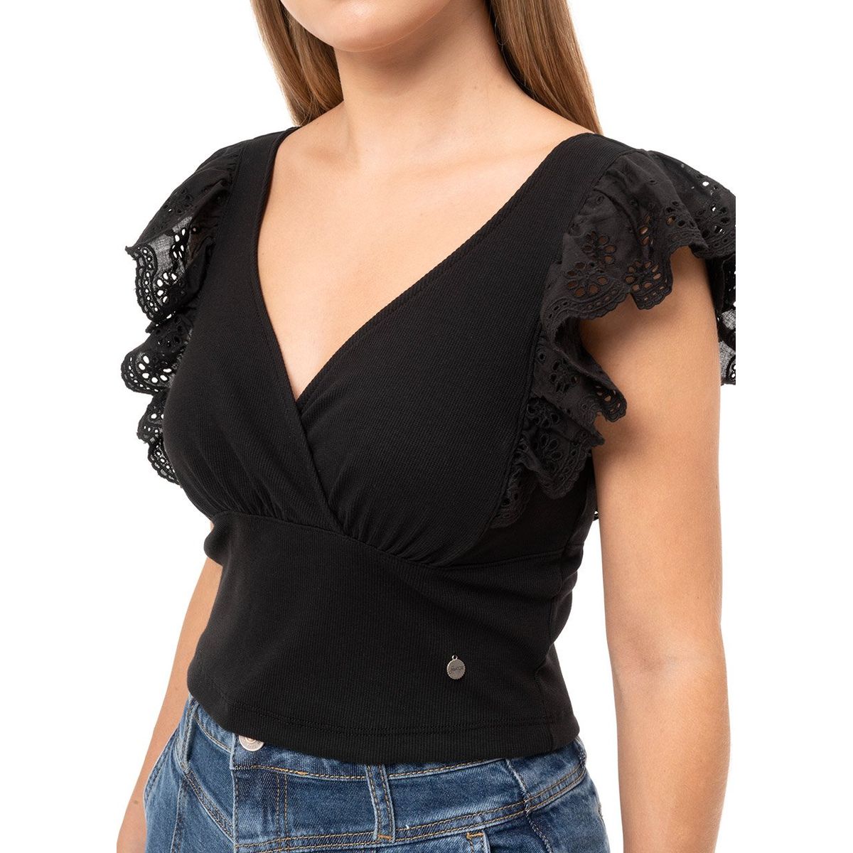 SQUEEZE - Polo Moda Rib Lycrado Yolie Mujer