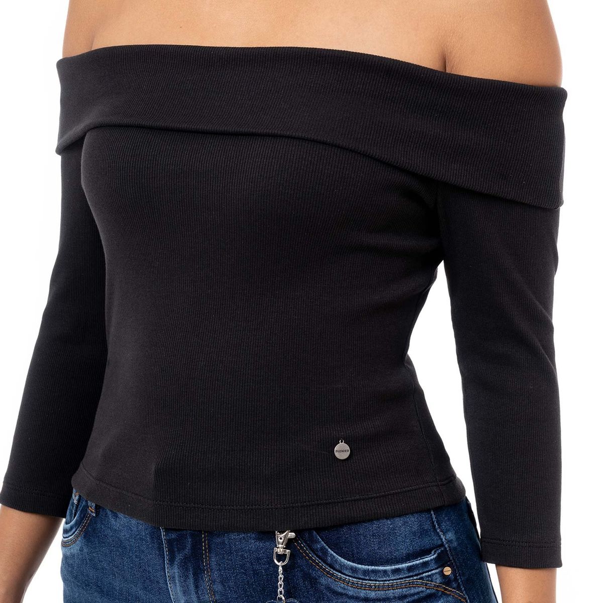 PIONIER - Polo Moda Rib Lycrado Mujer Yuxira Pionier