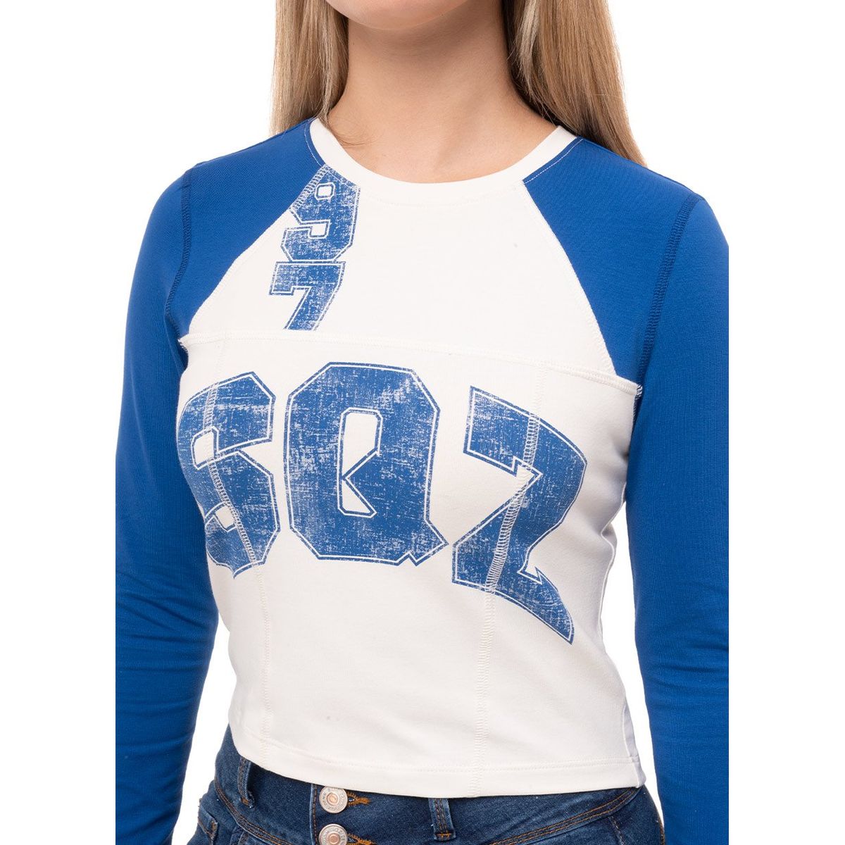 SQUEEZE - Polo Moda Jersey Full Lycra Mujer Zael Squeeze