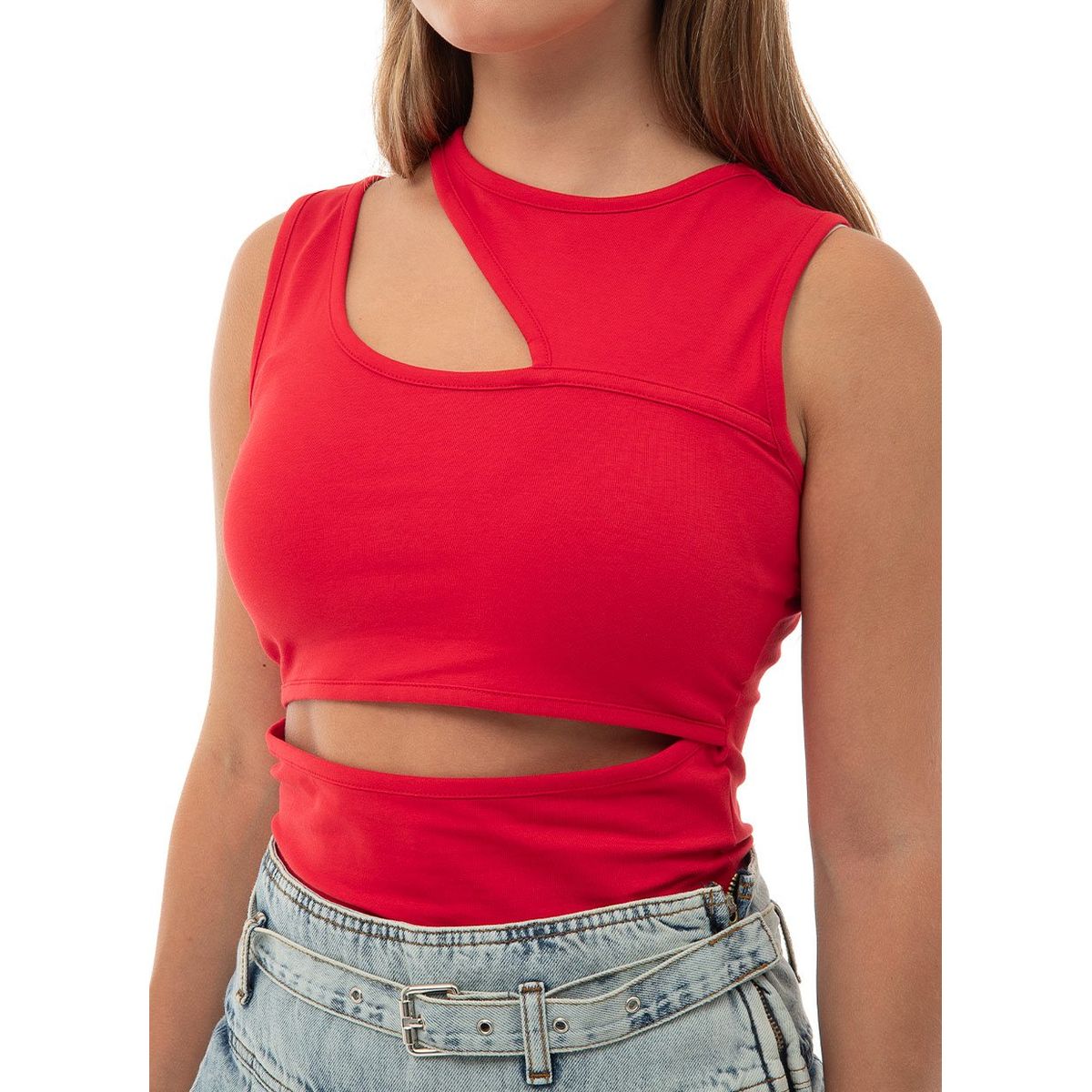 SQUEEZE - Polo Moda Jersey Full Lycra Mujer Vezda Squeeze