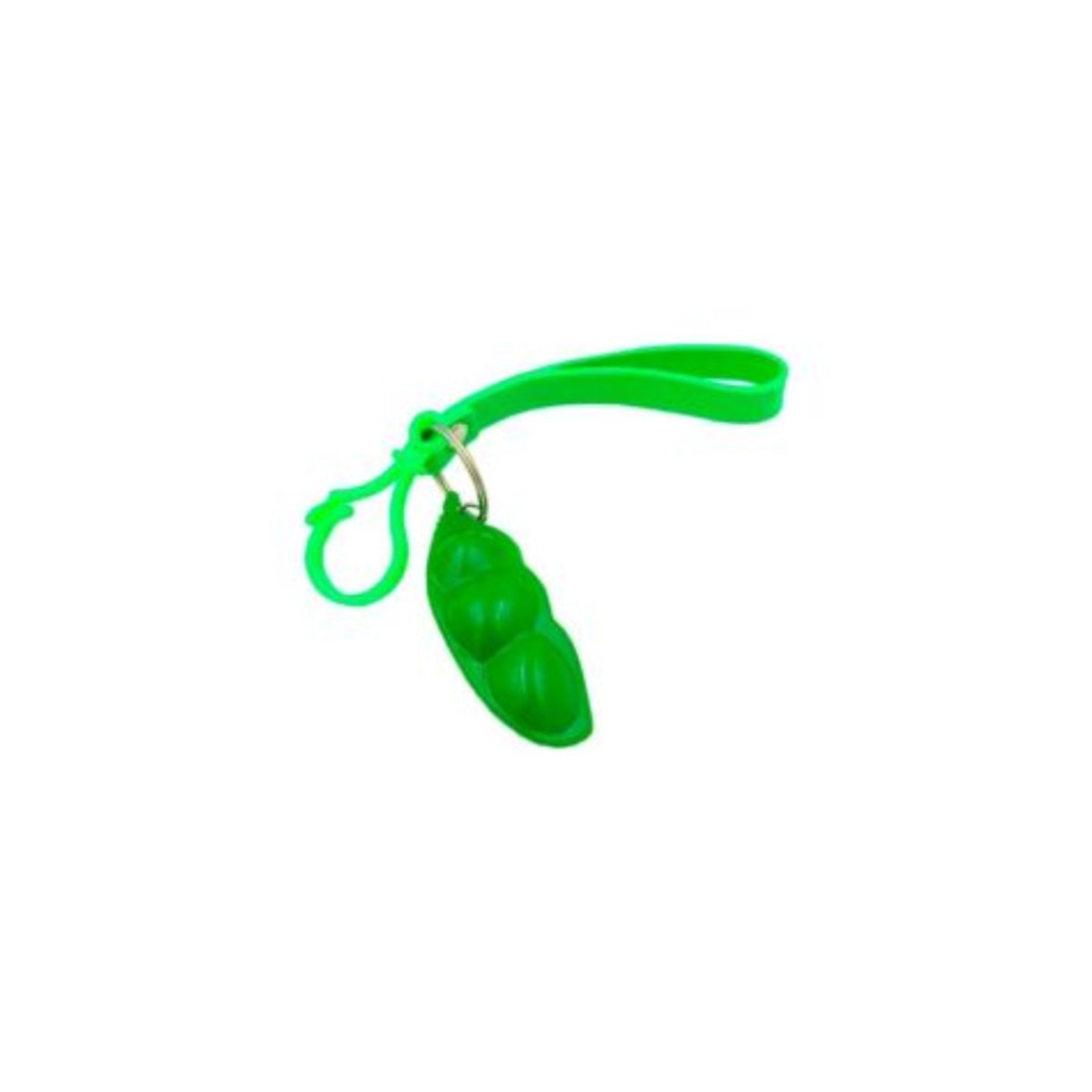 GENERICO - Pack  5 Llaveros de Guisantes Verdes  Antiestrés