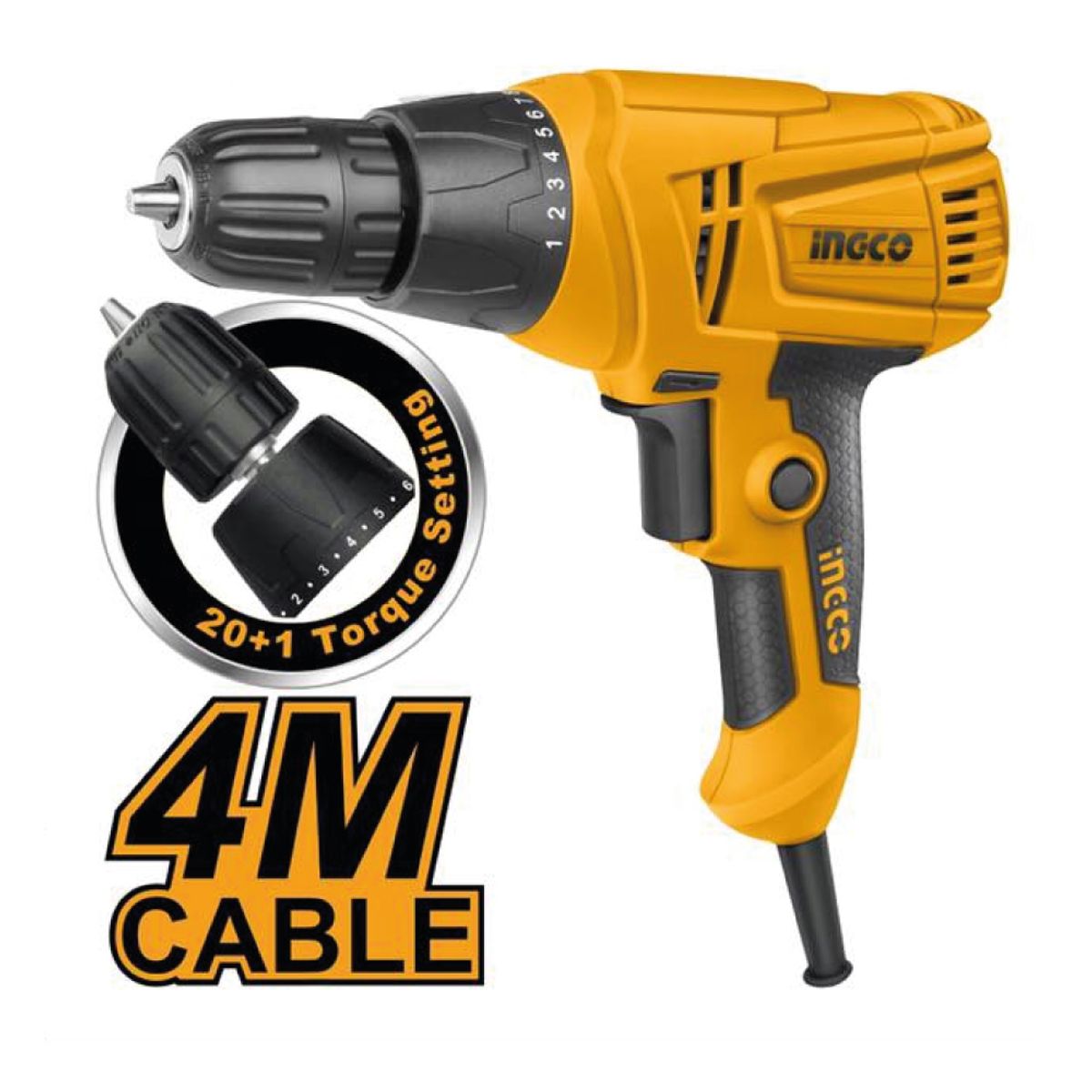 INGCO TOOLS - Taladro Atornillador Eléctrico INGCO 280W ED2808