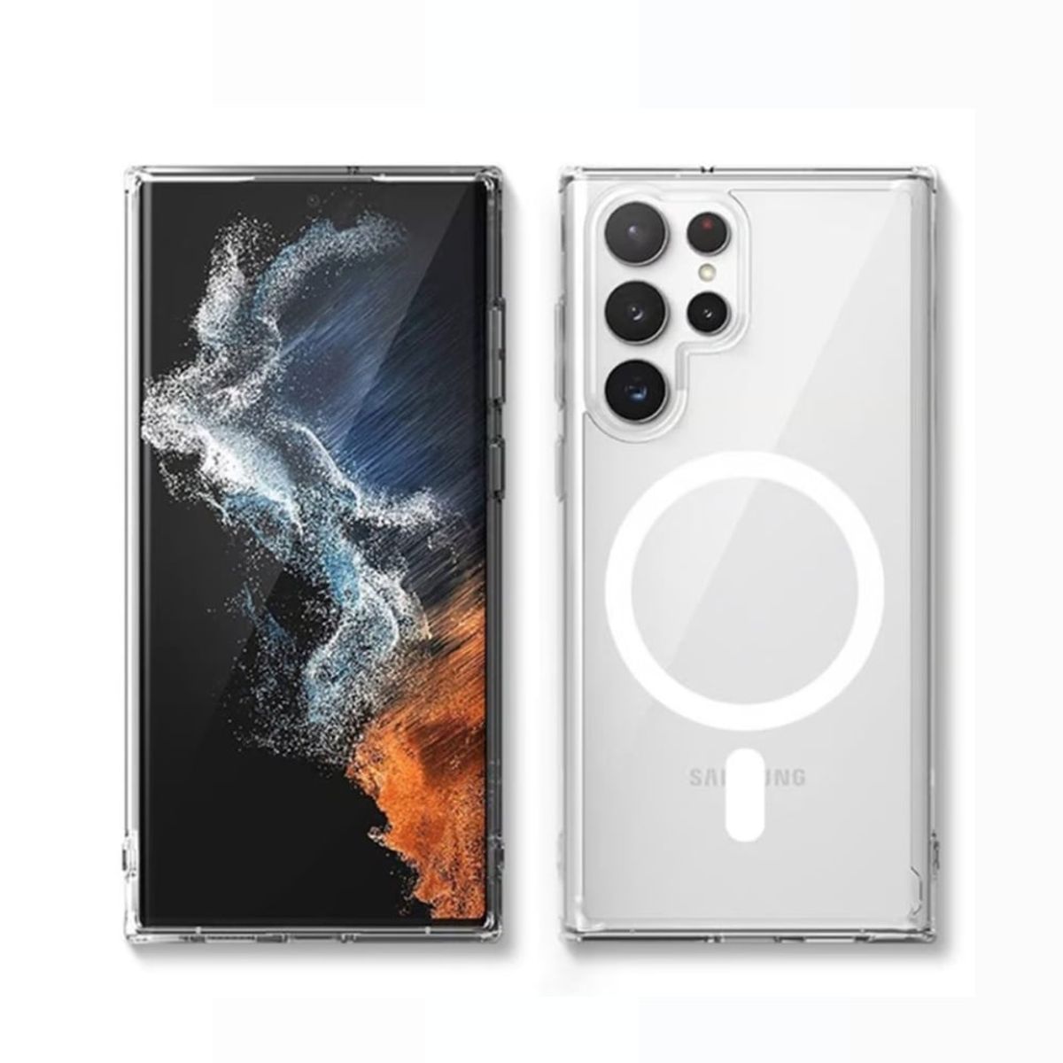 CASE - Case Con Magsafe Transparente Para Samsung S24 Ultra